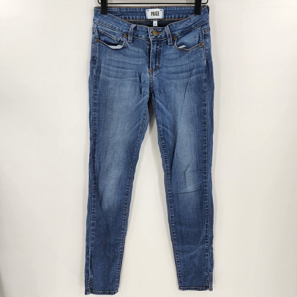 Paige verdugo ankle jeans 24 skinny